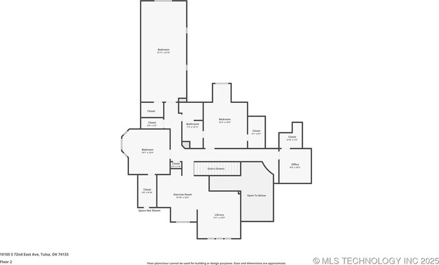 10105 S 72nd E Ave, Tulsa, OK 74133 - floor plan / room layout