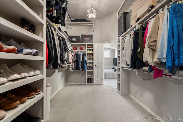 10616 N 81st E Pl, Owasso, OK 74055 - walk in closet featuring carpet flooring