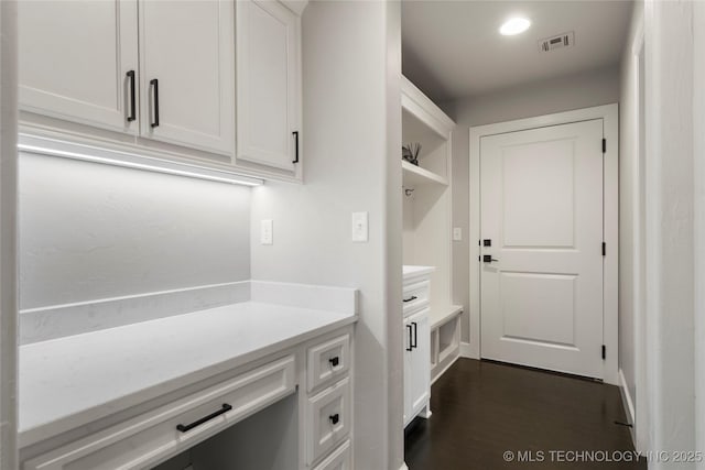 10616 N 81st E Pl, Owasso, OK 74055 - mudroom featuring dark wood-style flooring