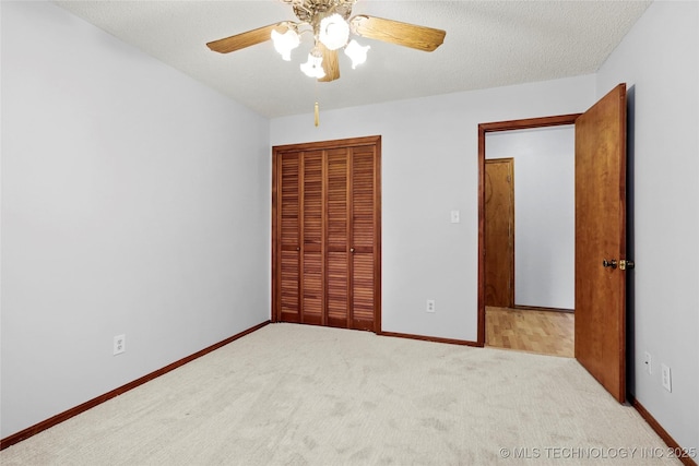 8508 E 123rd St S, Bixby, OK 74008 - unfurnished bedroom featuring carpet flooring, a closet, and ceiling fan