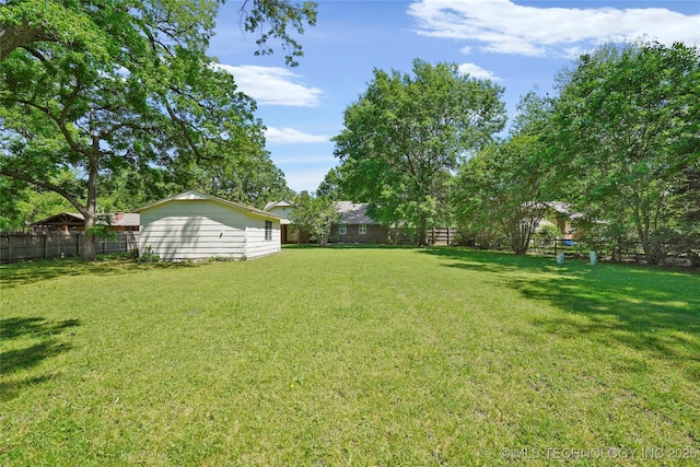 8508 E 123rd St S, Bixby, OK 74008 - view of yard