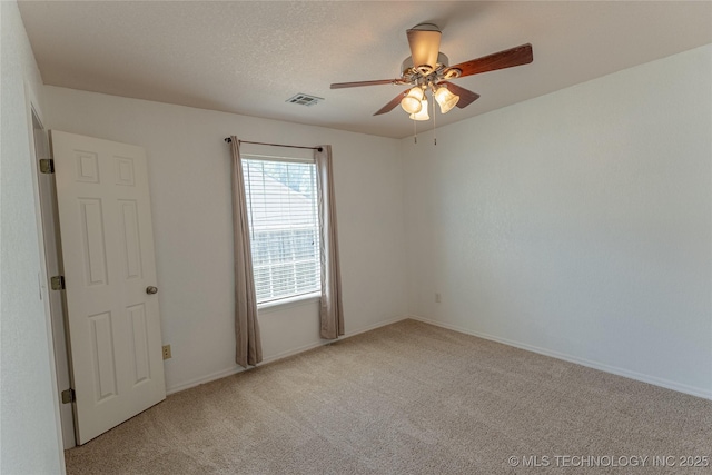 11636 S 102nd E Ave, Bixby, OK 74008 - empty room featuring carpet, a ceiling fan, and baseboards