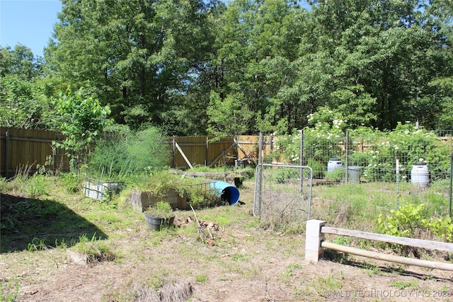 423118 E 1944th Ln, Antlers, OK 74523 - view of yard with a garden and fence