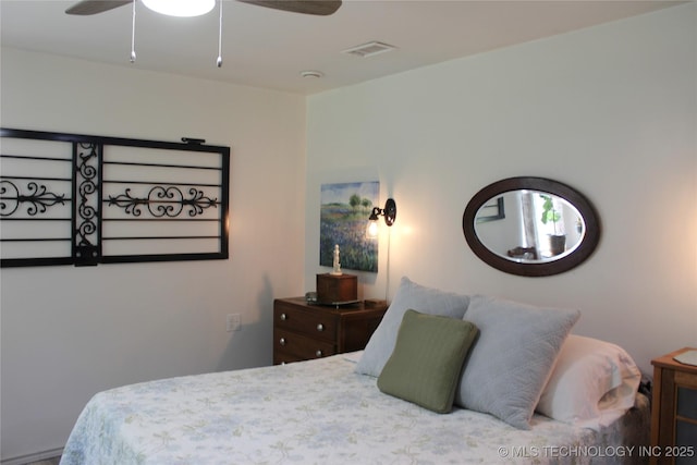 423118 E 1944th Ln, Antlers, OK 74523 - bedroom featuring ceiling fan