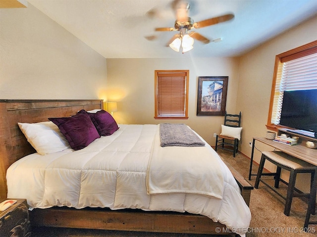35824 S Talon Dr, Cookson, OK 74427 - carpeted bedroom featuring ceiling fan