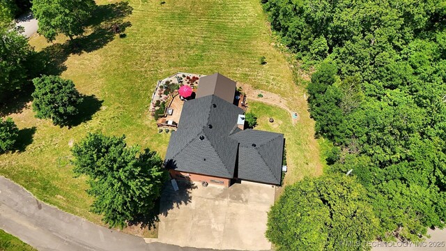 35824 S Talon Dr, Cookson, OK 74427 - aerial view of property's location