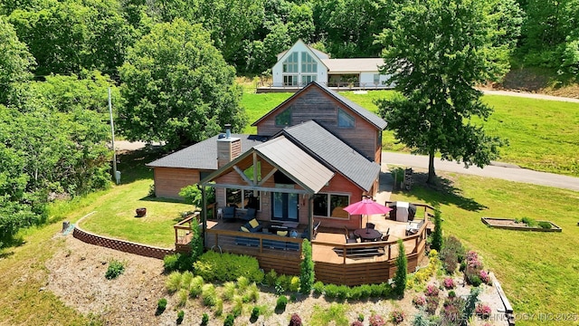 35824 S Talon Dr, Cookson, OK 74427 - view from above of property