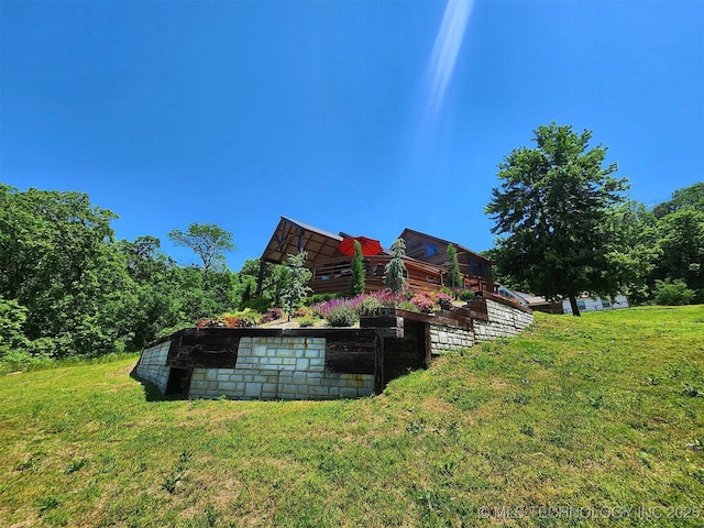 35824 S Talon Dr, Cookson, OK 74427 - view of green lawn
