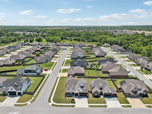 2044 E 138th Pl S, Bixby, OK 74008 - aerial perspective of suburban area