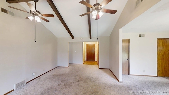 1703 Vaden Ln, Ardmore, OK 73401 - unfurnished bedroom with light colored carpet, baseboards, and a ceiling fan