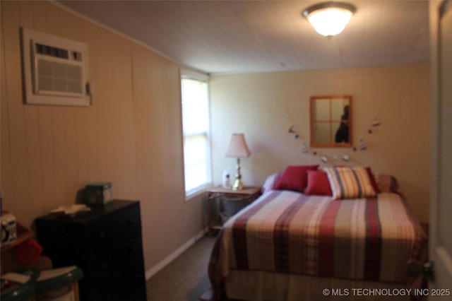 420902 E 1164th Rd, Eufaula, OK 74432 - carpeted bedroom featuring a wall mounted AC