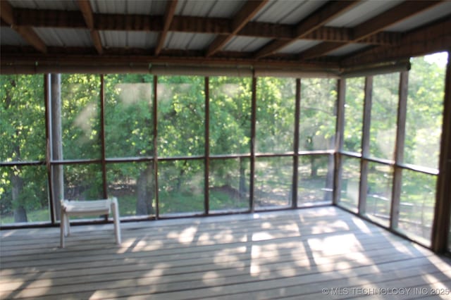 420902 E 1164th Rd, Eufaula, OK 74432 - view of unfurnished sunroom