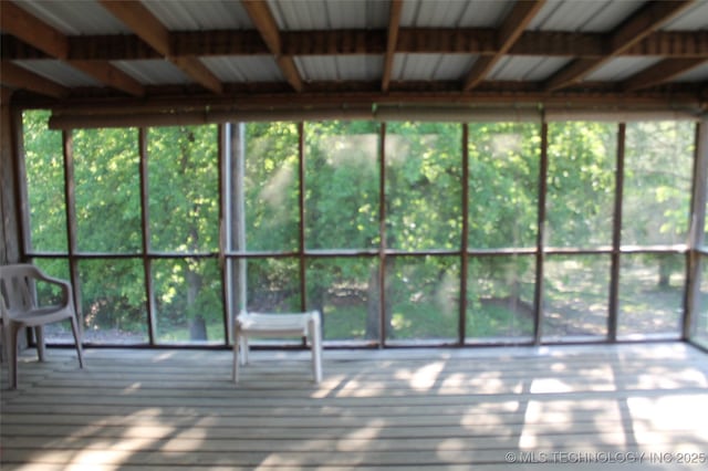420902 E 1164th Rd, Eufaula, OK 74432 - unfurnished sunroom featuring healthy amount of natural light