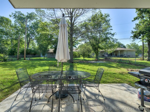 1149 N Hickory Pl, Broken Arrow, OK 74012 - view of patio / terrace featuring outdoor dining space
