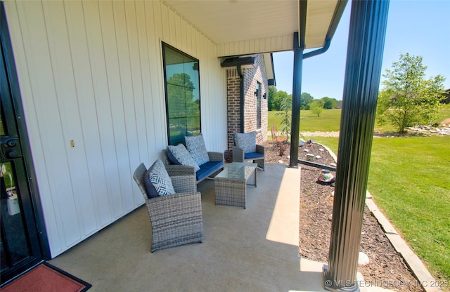 110 W Zachry Ln, Stigler, OK 74462 - view of patio