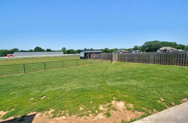 110 W Zachry Ln, Stigler, OK 74462 - view of yard