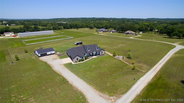 110 W Zachry Ln, Stigler, OK 74462 - view from above of property