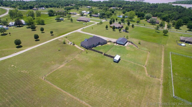 110 W Zachry Ln, Stigler, OK 74462 - overview of rural landscape