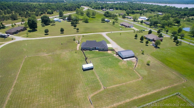 110 W Zachry Ln, Stigler, OK 74462 - bird's eye view of a large body of water