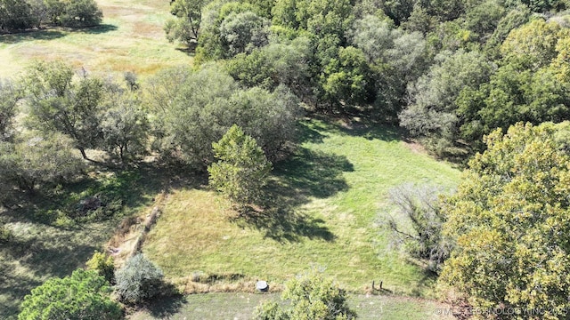 7457 S 105th St E, Braggs, OK 74423 - bird's eye view of a heavily wooded area