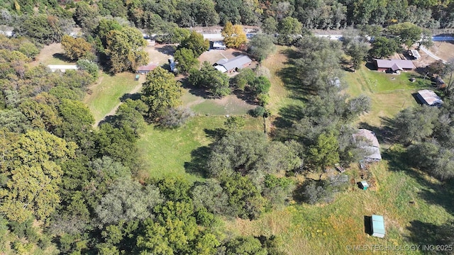 7457 S 105th St E, Braggs, OK 74423 - view of property location featuring a forest
