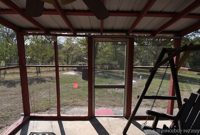 7457 S 105th St E, Braggs, OK 74423 - view of unfurnished sunroom