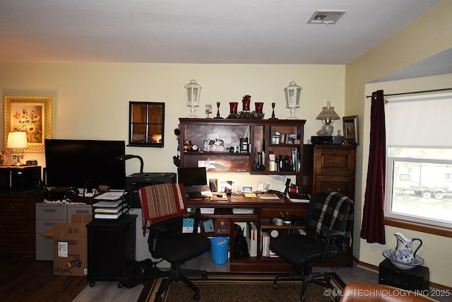 7457 S 105th St E, Braggs, OK 74423 - home office with wood finished floors