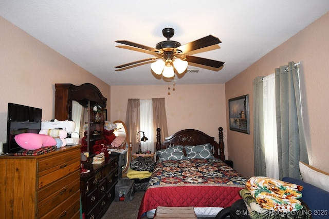 7457 S 105th St E, Braggs, OK 74423 - bedroom featuring carpet and ceiling fan