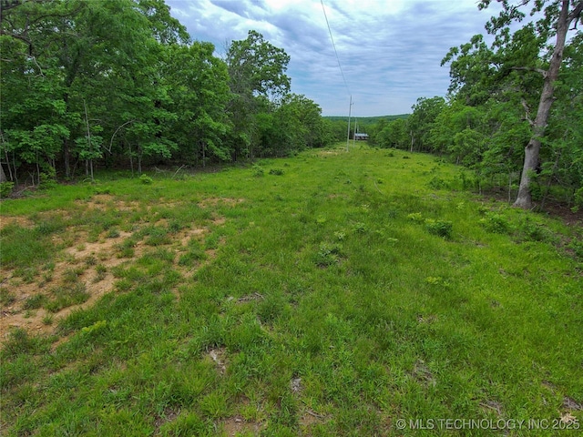 5077 N 384th Rd, Stuart, OK 74570 - view of yard