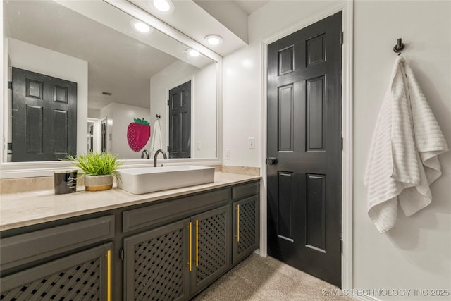 6315 E 98th Pl, Tulsa, OK 74137 - bathroom featuring vanity and recessed lighting