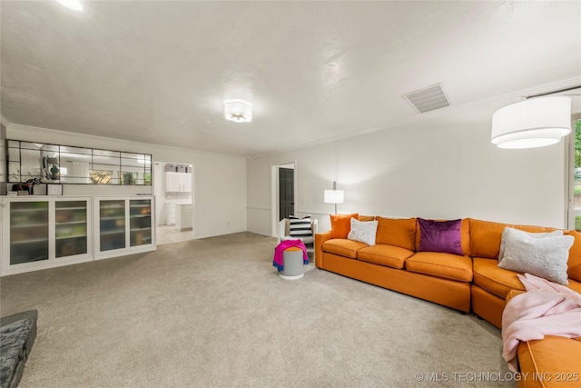 6315 E 98th Pl, Tulsa, OK 74137 - living room featuring carpet flooring