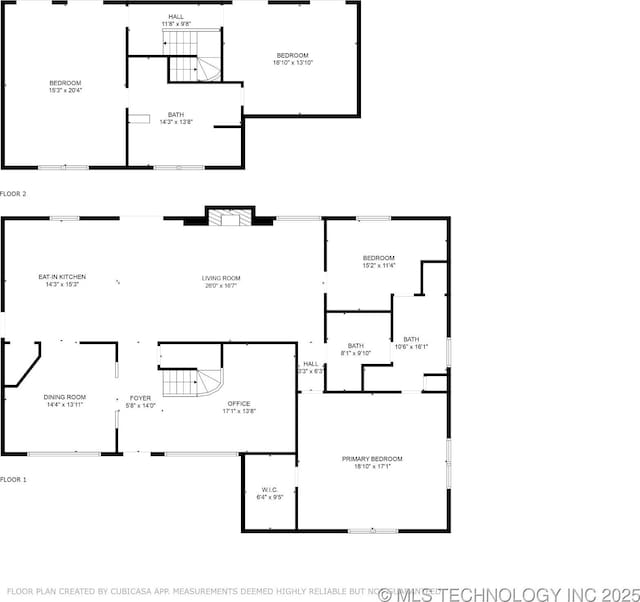 17711 E Archer St, Catoosa, OK 74015 - home floor plan