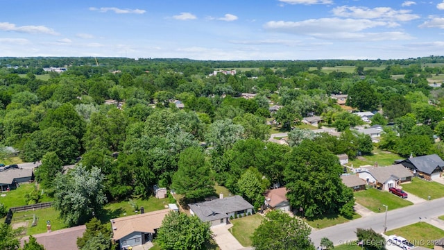 28505 E 139th St S, Coweta, OK 74429 - aerial view of property and surrounding area with nearby suburban area
