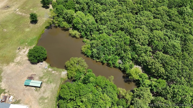 30190 W County Road 1240, Stigler, OK 74462 - aerial view of property and surrounding area with a large body of water