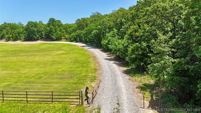 30190 W County Road 1240, Stigler, OK 74462 - view of dirt / gravel road