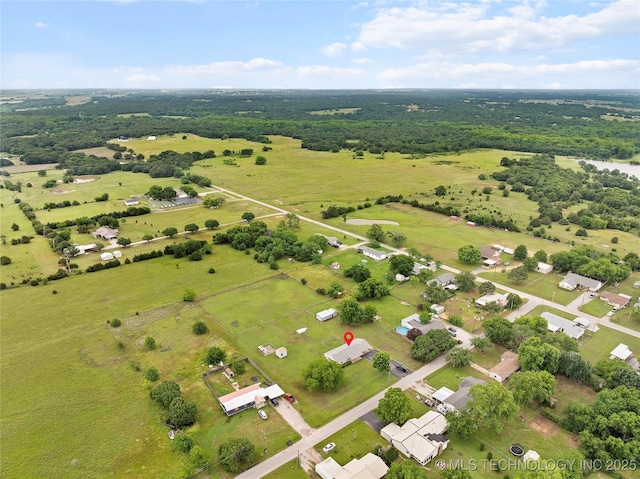 68 W Youth Cp, Healdton, OK 73438 - aerial view of property's location featuring rural landscape