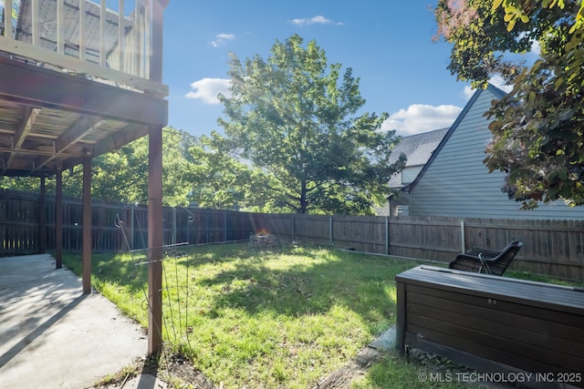 7646 S Fulton Ave, Tulsa, OK 74136 - view of yard