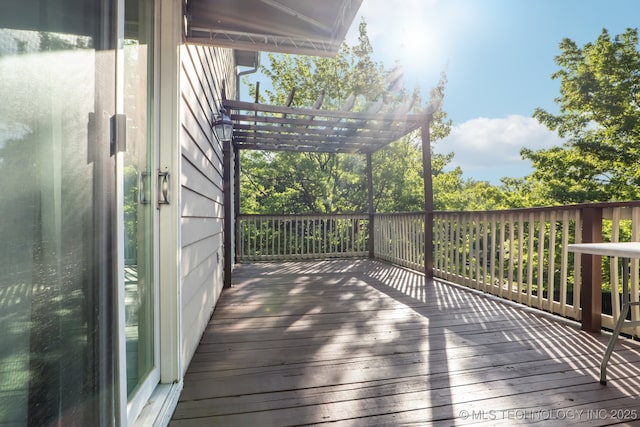 7646 S Fulton Ave, Tulsa, OK 74136 - deck featuring a pergola