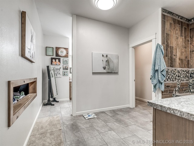 29550 S 4240th Rd, Inola, OK 74036 - corridor featuring light tile patterned floors and baseboards