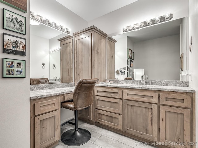 29550 S 4240th Rd, Inola, OK 74036 - full bathroom with tile patterned floors and vanity