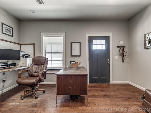 29550 S 4240th Rd, Inola, OK 74036 - office space with dark wood-style flooring and baseboards