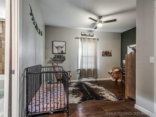 29550 S 4240th Rd, Inola, OK 74036 - bedroom featuring hardwood / wood-style floors and baseboards