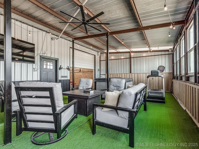 29550 S 4240th Rd, Inola, OK 74036 - view of patio with outdoor lounge area