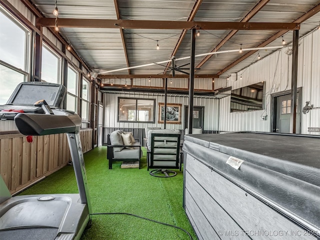 29550 S 4240th Rd, Inola, OK 74036 - sunroom / solarium with ceiling fan
