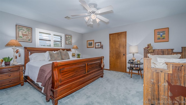 30230 S 562, Afton, OK 74331 - bedroom with carpet floors and ceiling fan
