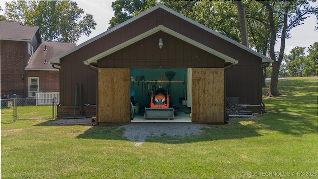 30230 S 562, Afton, OK 74331 - rear view of property with a gate