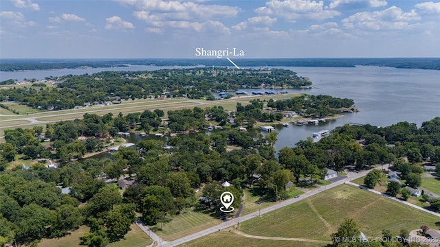 30230 S 562, Afton, OK 74331 - drone / aerial view of a nearby body of water and a tree filled landscape