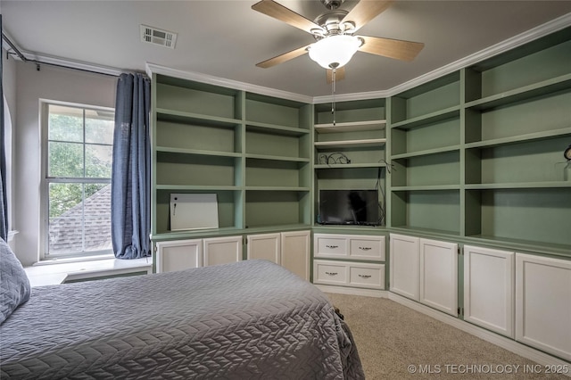 8212 S Delaware Pl, Tulsa, OK 74137 - carpeted bedroom with ornamental molding