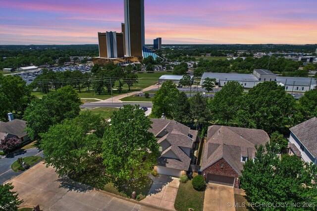 8212 S Delaware Pl, Tulsa, OK 74137 - aerial view of property's location