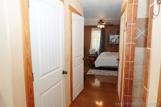 72413 S 4750th Rd, Westville, OK 74965 - corridor with concrete floors
